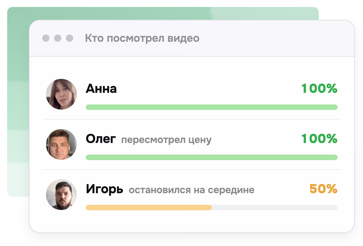 Аналитика в Глабиксе: кто посмотрел видео и сколько досмотрел